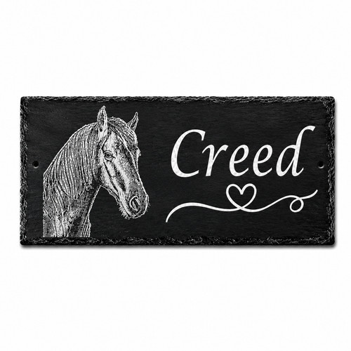 Personalised horse stable door - horse,