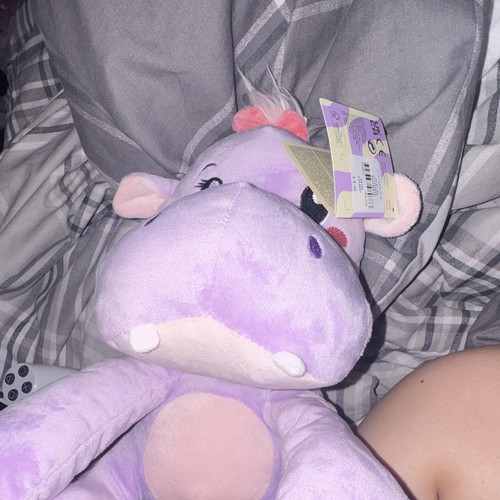 Primark purple hippo plush - purple,