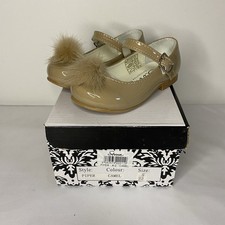 GIRLS MARY JANE SHOES UK 5 SPANISH STYLE CAMEL OCCASION DRESS SEVVA PIPER