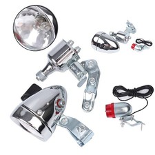 12V Bicycle Motorized Bike Friction generator Dynamo Headlight Tail Light Kit