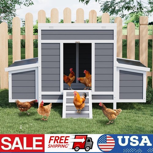 Wooden large chicken coop - large,