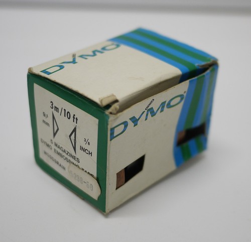 Vintage dymo embossing tape - embossing, x