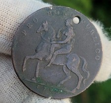 Scarce Lady Godiva Token Coventry  1793 Payable In Bedworth Hinkley Or Nuneaton