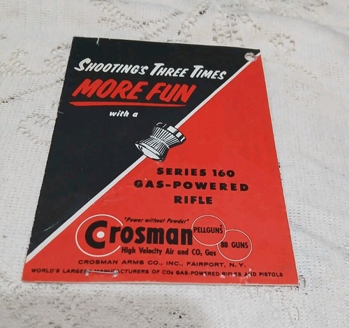 1950 crosman air gun - gun, print