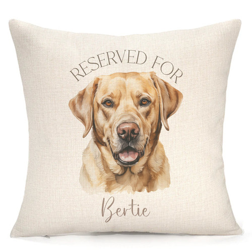 Personalised labrador cushion - personalised,