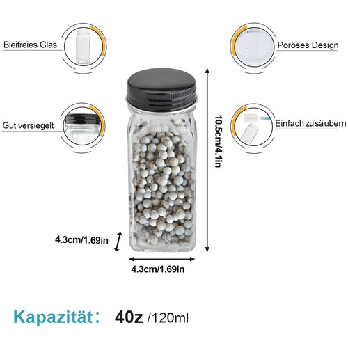 36pcs spice jars 120 ml - spice,