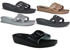 ITALIAN Ladies Massage Mule Sandals - Contemporary Design with Immense Comforts