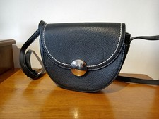 next ladies black PU handbag