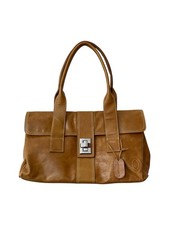 Smith & Canova Leather Handbag Shoulder Bag Brown Medium Size Chic Boho