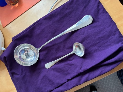 Ladles silver plated - -,