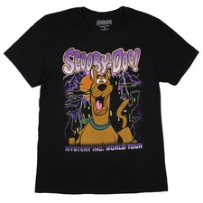 Scooby-Doo Men's Mystery Inc. World Tour Scooby Scary Graphic T-Shirt (X-Small)