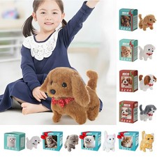 Plush Robot Puppy Walking Puppy Plush Toy New Walking Dog Toy  Chilren