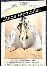 1877 Concanen sheet music Gaiety Theatre Nellie Farren Little Doctor Faust