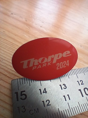 Thorpe park 2024 badge - badge, (a1)