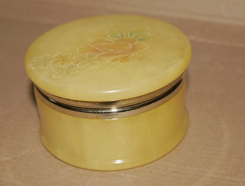 Vintage lidded trinket pots - vintage,