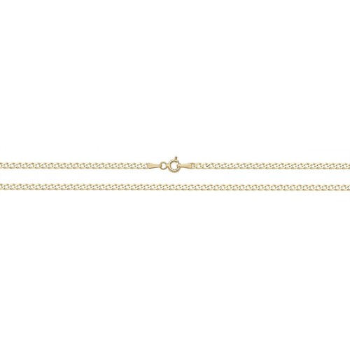 9ct yellow gold - 9ct, curb
