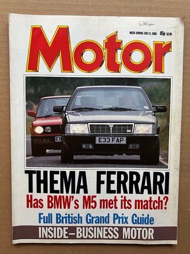Lancia thema bmw m5 motor - lancia, 8-32/bmw