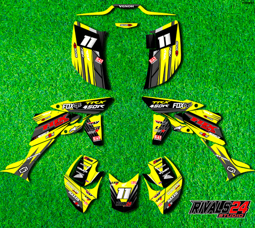 Honda trx 450r 450er graphics - honda,