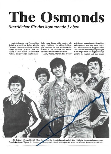Xx3401 donny the osmonds - of,