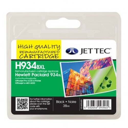 H934bxl black jettec high - black,
