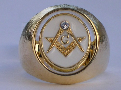 Turn swivel black white - white, enamel