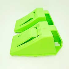 2 x Car Caravan Motorhome Horsebox Trailer wheel chock pair