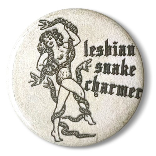 Lesbian snake charmer - snake, pin