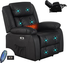 Electric Recliner 1/2 Sofa PU
