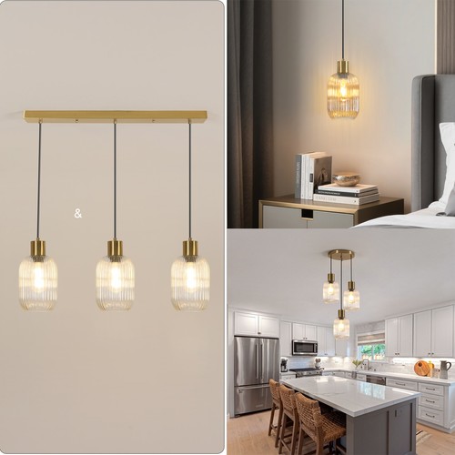 Modern glass pendant light - modern,