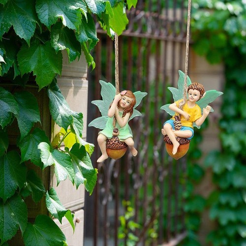 Hanging fairy garden - 2x,