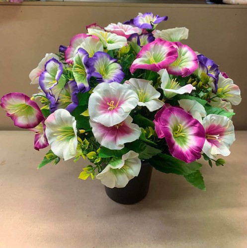 Grave pot flower arrangement - flower,