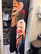 New Without tags From SHEIN Maxi Black Dress With Flower Pattern Size 3XL