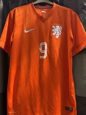 Vintage Nederland Holland 2014 WC Home Football Shirt #9 VAN PERSIE Nike M