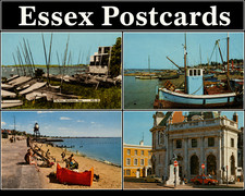 Essex england postcards 1950s - postcards,