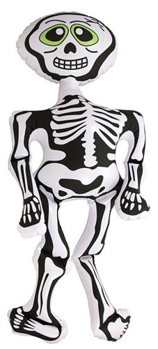 Inflatable skeleton size 78cm - skeleton,