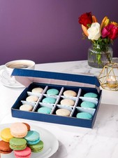 Patisserie Valerie iBlue Salted Caramel & Vanilla Macarons Gift Box