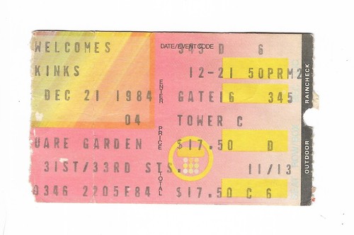The kinks nyc ny - 12/21/84,