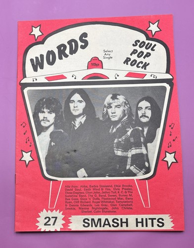 Vtg words record song - vtg,