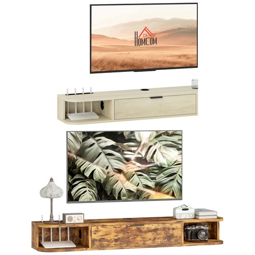 Homcom 120 floating tv - cm,
