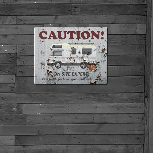 Man cave metal sign - man, pub