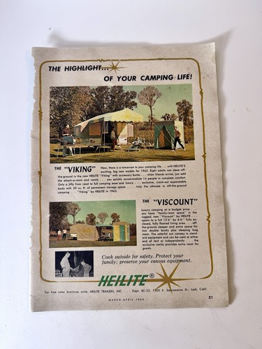 1965 heilite camping - heilite,