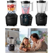Philips Series 3000 ProBlend Jug Blender With Plastic Jar 450W 1.9 Litre - Black