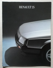 Renault 25 Brochure 1984 - TS