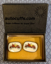 Pair of Vintage Car Enamelled