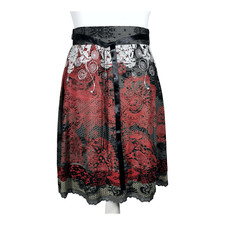 New DESIGUAL Grey Red Paisley