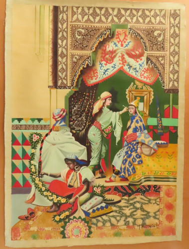 Vintage persian painting - persian,