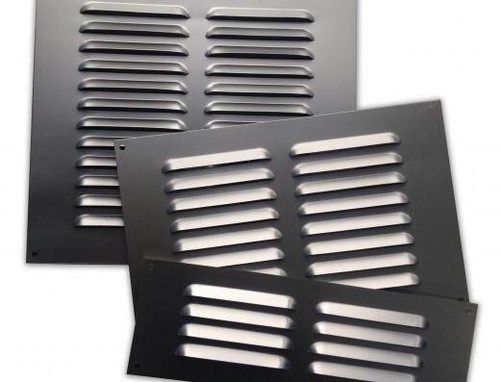 Louvre vent aluminium - x, 3"