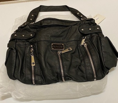 Scarleton black handbag - scarleton, large