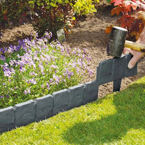 Cobbled stone effect plastic - cobbled,