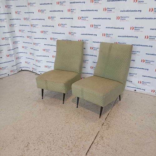 Pair vintage armchairs - of,